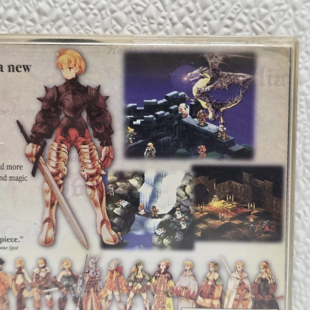 Final Fantasy Tactics PlayStation 1 PS1 Black Label (Playstation, 1998) Complete